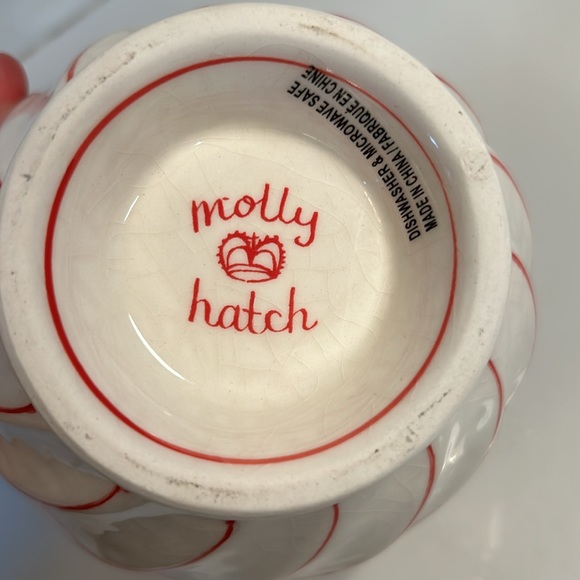 ANTHROPOLOGIE Molly Hatch Santa bowl - Picture 5 of 6